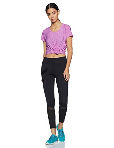 Image of Jockey AP27 Women's Tactel Microfiber Elastane Stretch Relaxed Fit T-Shirt with StayDry and StayFresh Treatment