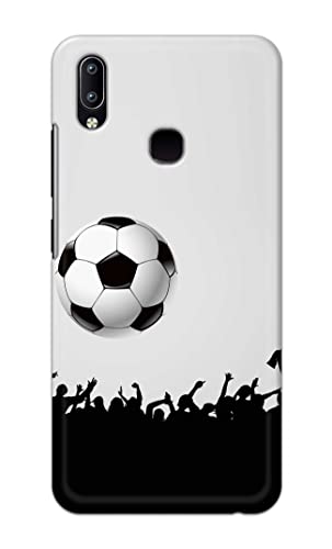 Image of Printed Hard Back Cover Case for Vivo Y91 | Vivo Y93 | Vivo Y95 Back Cover (Football Icon) -1302