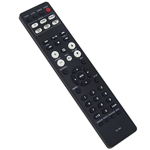 RC-1204 Replacement Remote Control Fit for Denon CD RECEIVER RCD-M40 DM40SBK RCD-M40DAB RCDM40 DM40SBK RCDM40DAB - Image 3