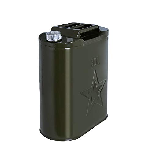 XuQinQin Portable fuel tank, 10L, 20L, 25L, 30L portable multi-purpose spare car plastic oil drum, built-in extension tubing, suitable for all kinds of vehicles gasoline container (Color : 30L)