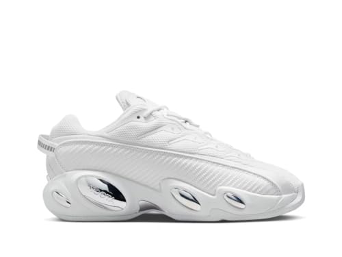 Nike NOCTA Glide White DM0879-100 Sportschuhe, Weiß/Chrom/Universitätsgold, Weiß, 43 EU