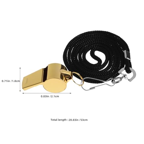 6 silbatos deportivos con cordón para árbitros miniatura 2