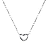 Philip Jones Sterling Silver Heart Necklace