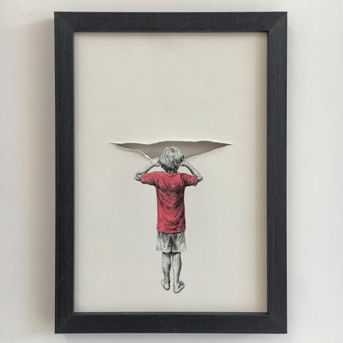 Pinturas hechas a mano, decoración de pared con arte hecho a mano, mural estilo destrucción 3D, pinturas con lecciones de vida, obras de arte, pinturas para el dormitorio, regalos de motivación para a