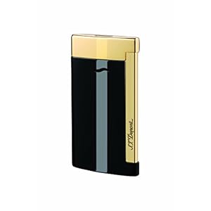 S.T. Dupont Slim 7 Feuerzeug – Schwarz/Gold