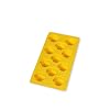Lékué Ice Cubes Tray, Rubber, Geel, 22×11,3×2,5 cm