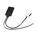 Qinndhto Uniwersalny adapter audio interfejsu AUX HORMON Kabel bezprzewodowy BT. Nadające się do BMW E60 04-10 E63 E64 E61 Akcesoria samochodowe Adaptery