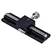ANKROYU X Axis Linear Stage Dovetail Groove Long Stroke Pinion and Rack Knob Fine Tuning SPLWX40 150 High Precision Aluminum Alloy Sliding Table for Industrial Automation and DIY P