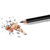 Eye Embrace Liz Classic: Warm Medium Gray Wooden Eyebrow Pencil – Waterproof, Double-Ended Pencil wi