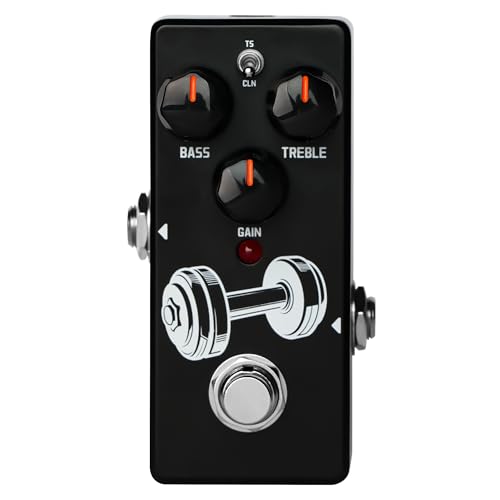 Image of SORAN JBS-01 Booster Mini Pedal for Electric Guitar,Two Selectable Modes, Clean and TS Booster,Sturdy Metal Case,True Bypass,DC 9V
