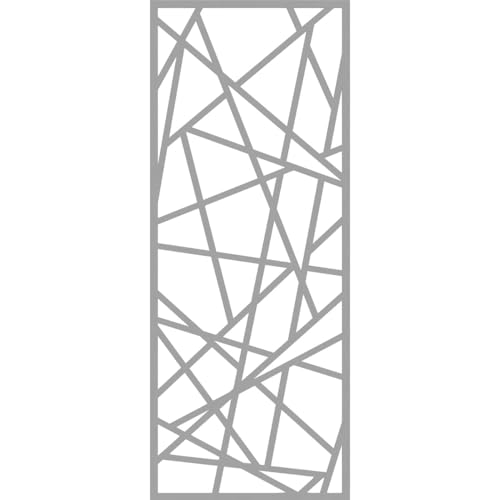 Image of 23 3 /8 inchW x 59 3 /8 inchH x 3 /8 inchT Conway Decorative Fretwork Wall Panels in Architectural Grade PVC