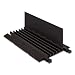 Guard Dog GD5X125-B/B Polyurethane Heavy Duty 5 Channel Cable Protector with Dog Bone Connector, Black Lid with Black Ramp, 36" Length, 19.75" Width, 1.87" Height