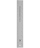 Mr. Pen- Center Finding Ruler, 1 Pack, 12 Inch, 30cm, Stainless Steel, Imperial & Metric Measurements, Zero Centering Ruler 12 Inch