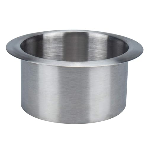 Goulotte à déchets de comptoir ronde en inox idéale pour une cuisine ouverte et propre