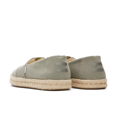 Toms Espadrillas Rope 2.0_Vetiver Grey, Scarpe Da Ginnastica Donna, 41 Eu - 5