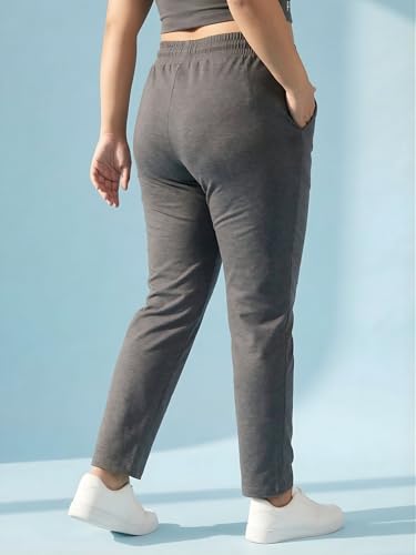 Image of BLINKIN Ankle Length Plus Size Cotton Track Pant for Woman | Ultimate Summer Lowers & Pajama for Women Pack of 2 (combo-plus-86)
