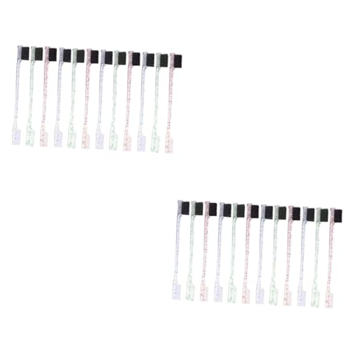minkissy 2sets Brow Brush Comb for Women Eyebrow Grooming Tool Double Head Design Makeup Essentials 12pcs*2