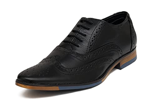 Image of ARAMISH Men Genuine Leather Formal Brogue Shoe