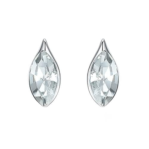 Boucles d'oreilles goutte d'eau en cristal et clou solitaire élégant pour femmes