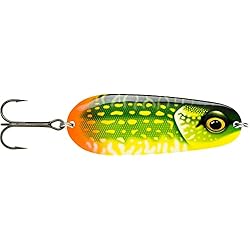 Pesca Con Rapala En El Mar Rapala - Señuelo de Pesca Nauvo - Material de Pesca con construcción de Metal - Señuelo de Pesca en mar & Agua Suave - Profundidad de Nage Variable - Tamaño 9,5 cm / 37 g - Live Pike