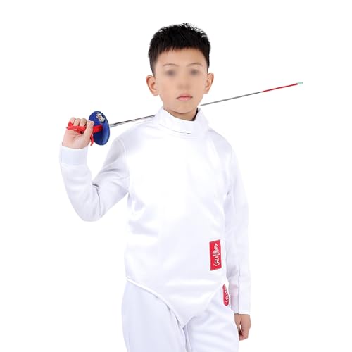 WRYSQBHJYB Ropa de Esgrima, Chaqueta de Esgrima, Equipo de Esgrima, Uniforme de Esgrima para Entrenamiento de Esgrima, Mano Derecha, 350N(44#)