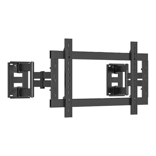 WANDEMEI Full Motion TV Wall Mount for 70-120 Inch TVs, Heavy Duty TV Wall Mount 297 LBS (135KG) Capacity, VESA 200x200-800x600mm, 8-Arm Support & Anti-Sag Adjustment DY882