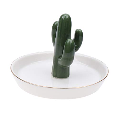 TOPBATHY Durable 1Pc Ceramic Jewelry Tray Creative...