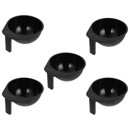 Sewroro Set 5 Ciotole per Mescolare Tintura per Chioma Professionali, Strumento da Parrucchiere per Salone e Uso Domestico, Ciotola per Tinta Chioma Manico per Applicazione Sicura