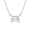East West Emerald Cut