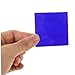 Alipis Cobalt Glass Sheet for Chemistry Experiments High Heat Resistant Filter Glass Plate for Ion Flame Color Reactions Educational Tool for School Labs