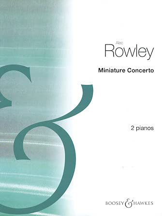 Miniature Concerto: piano and orchestra. Réduction pour piano.      Sheet music – January 1, 2000