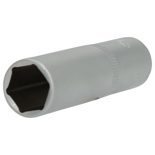 BRILLIANT TOOLS BT022825 1/2" Steckschlüssel-Einsatz, lang, 77mm, 15mm [Powered by KS TOOLS]