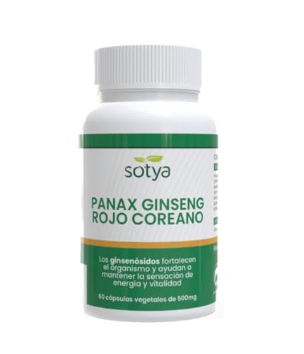 SOTYA Ginseng Coreano 500 mg 60 cápsulas