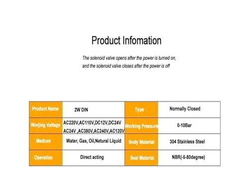 Válvula solenoide AC24V de acero inoxidable con rosca G ideal para automatización de riego 3