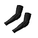Kagogo Compression Sleeve Elbow Pads (1 Pair)- Padding, 3-Layer Wicking, Non Slip Inner Bands - Basketball, Football, Volleyball, Hockey, Tennis (Black, XL)