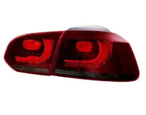 Feu arrière LED pour Golf 6 MK6 clignotant dynamique rouge fumé