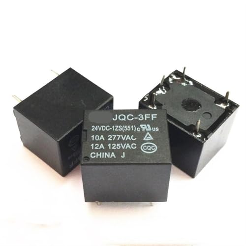 Relais JQC-3FF-005-1ZS subminiature 5V DC à 5 broches pour circuit imprimé