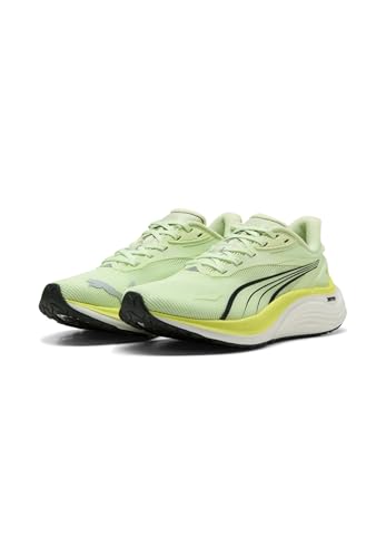 Puma Electrify Nitro 4 Tenis de Correr de Carretera para Hombre, Apple Spritz-Lux Lime Black, Talla 12 de Reino Unido, Apple Spritz Lux Lime Puma Negro, 47 EU