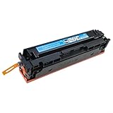 Set di cartucce toner di ricambio HP 202A (nero, ciano, magenta, giallo) per HP 254dw/281fdw/CF500AM, ad alta resa, compatibile con HP 202/A202X/280nw (blu)