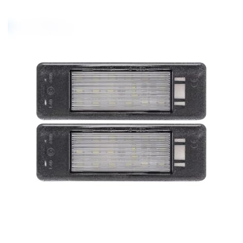 Luz matrícula LED Nissan evita multas por placa trasera oscura Qashqai X-trail