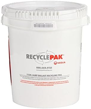 Veolia 5 Gal Lamp Ballast Recycling Pail