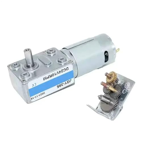 Moteur à engrenage à vis sans fin JGY-395 DC 24V 41RPM avec boîte de vitesses autobloquante