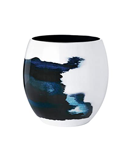 Stelton 450-22 Stockholm Vase, Durchmessser 203, Gross, Aluminium mit kalter Emaille, Aquatic, 25.5 x 25.5 x 26 cm