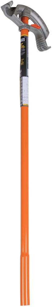 Klein Tools 51606 Aluminum Conduit Bender Full Assembly, 1/2-Inch EMT, Wide Food Pedal, Benchmark Symbols and Angle Setter
