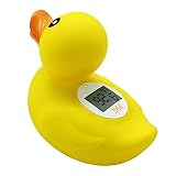 b&h Duck Baby Bath Thermometer, Toddlers Bath Temperature Thermometer Safety Floating Toy, Bathtub T