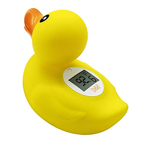 b&h Duck Baby Bath Thermometer, Toddlers Bath Temperature Thermometer Safety Floating Toy, Bathtub Thermometer, at Fahrenheit and Celsius Degree