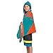 Northwest Miami Dolphins NFL Cross Out Youth Hooded Micro Fiber Towel 22 x 51 Inches