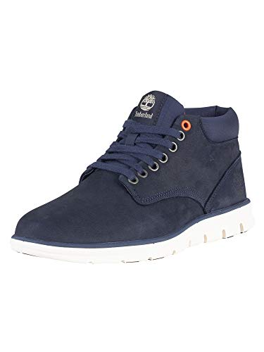 Image of Timberland Men's Bradstreet Leather Sensorflex Chukka Boots, Blue (Black Iris Nubuck W /Ripstop 19), 7 UK (41 EU)