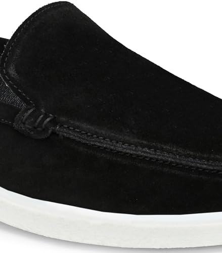 Image of Men Classic Suede Leather Loafers - Cushioned Comfort, Durable Sole & Everyday Luxury