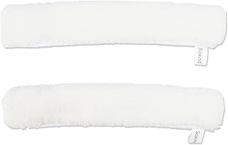 Sowind 13-Inch Window Washer Sleeve, Microfiber Squeegee Sleeve Refills for 11-12 inch Window Cleaner Scrubber - 2 Packs, White